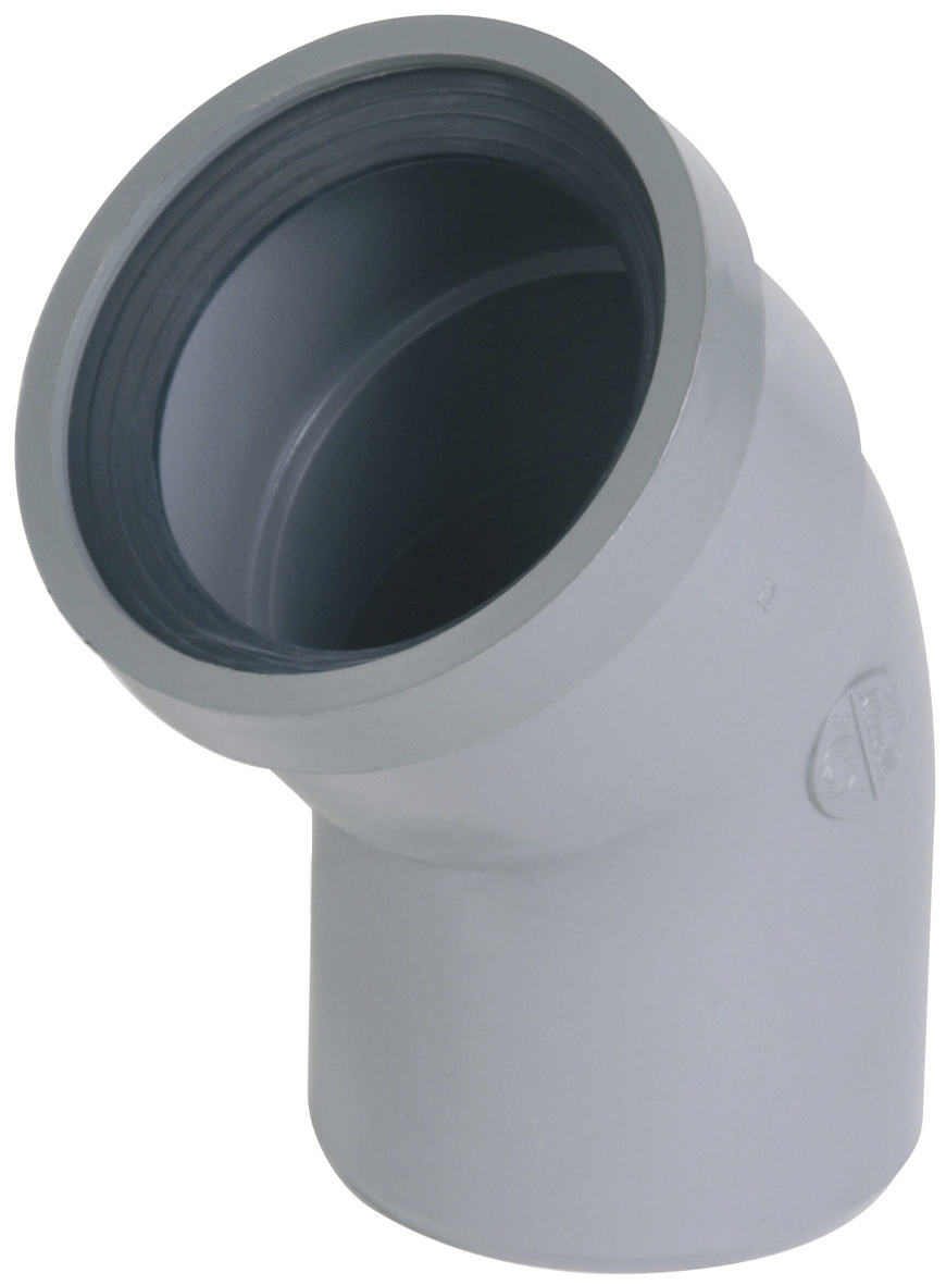 Coude 67°30 PVC Système J MF Nicoll
