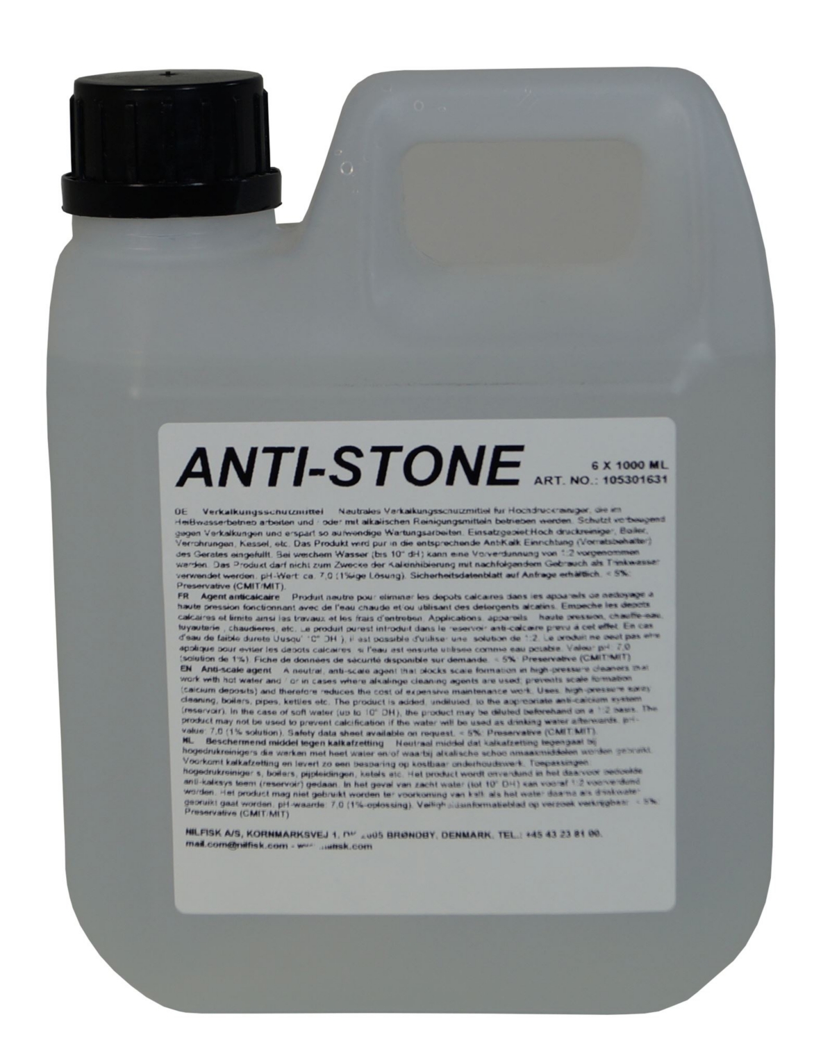 Solution préventive anti-tartre 6 x 1L ANTI-STONE SV1 Nilfisk