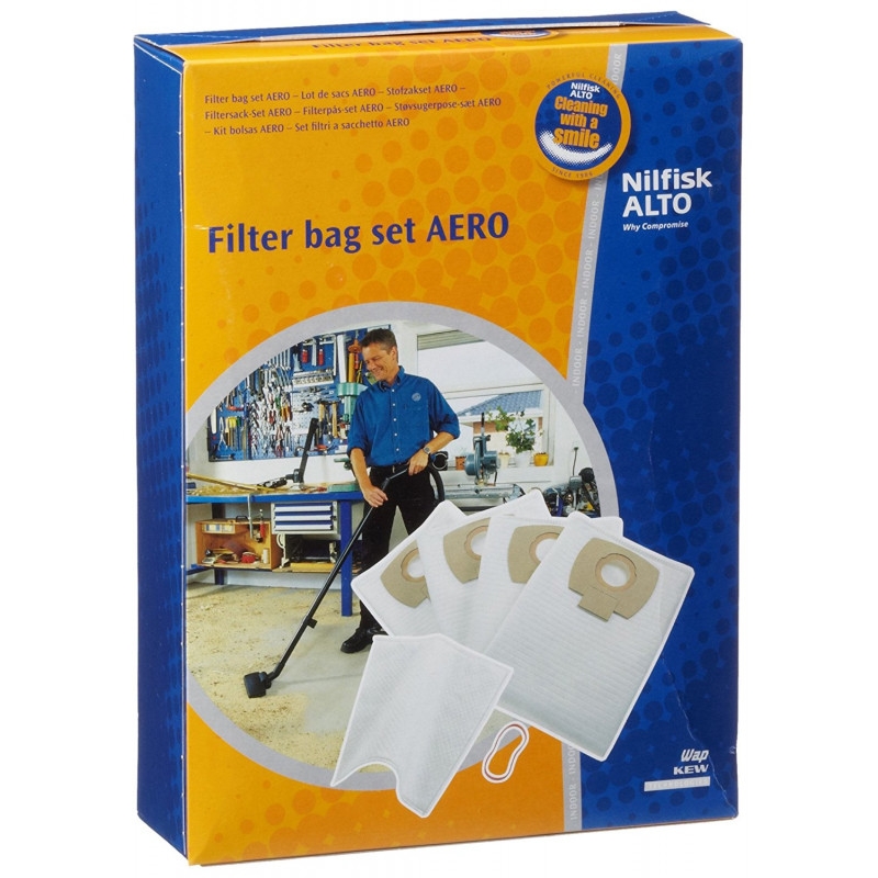 Sac d'aspirateur AERO 20/30 L - Lot de 5 Nilfisk