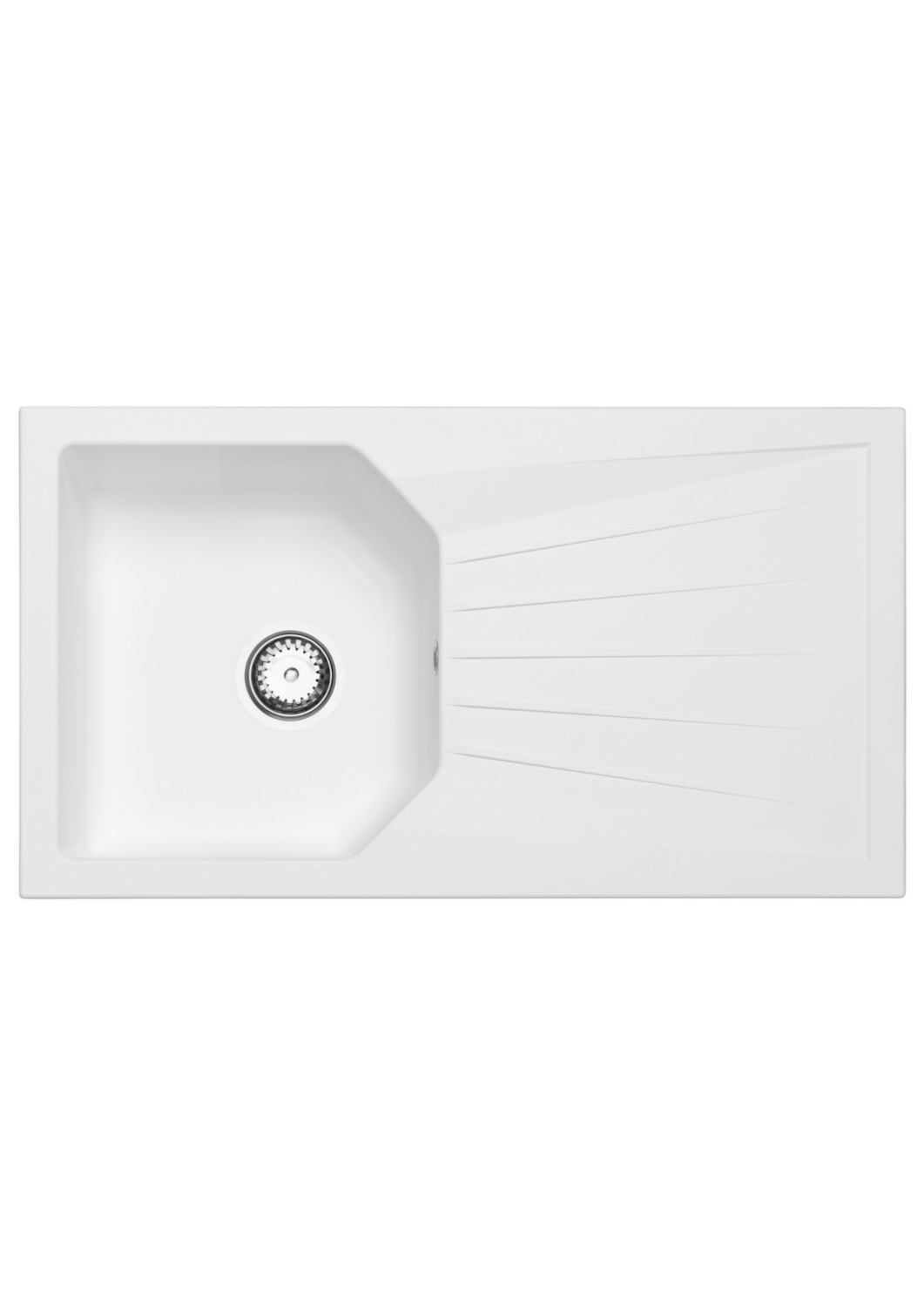Evier Agora à encastrer - 1 cuve 1 égouttoir Nord Inox Pro