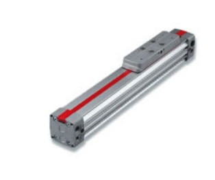 Vérin pneumatique sans tige diamètre 32 double effet série LINTRA PLUS amortissement pneumatique série Lintra Plus Norgren