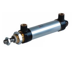 Vérin pneumatique compact diamètre 25 double effet amortissement pneumatique réglable série M/6000 Norgren