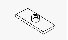 Plaque de protection pour collier double série Z acier série PP-Z