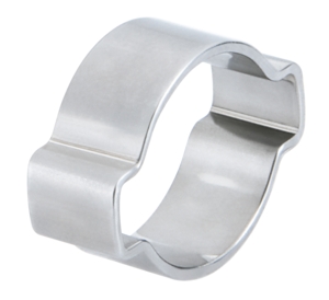  Collier à 2 oreilles acier galvanisé W1 7 mm 