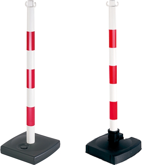  Poteau PVC sur socle à lester 