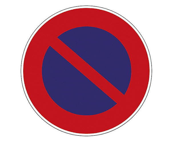 Panneau d'interdiction "stationnement interdit" Novap