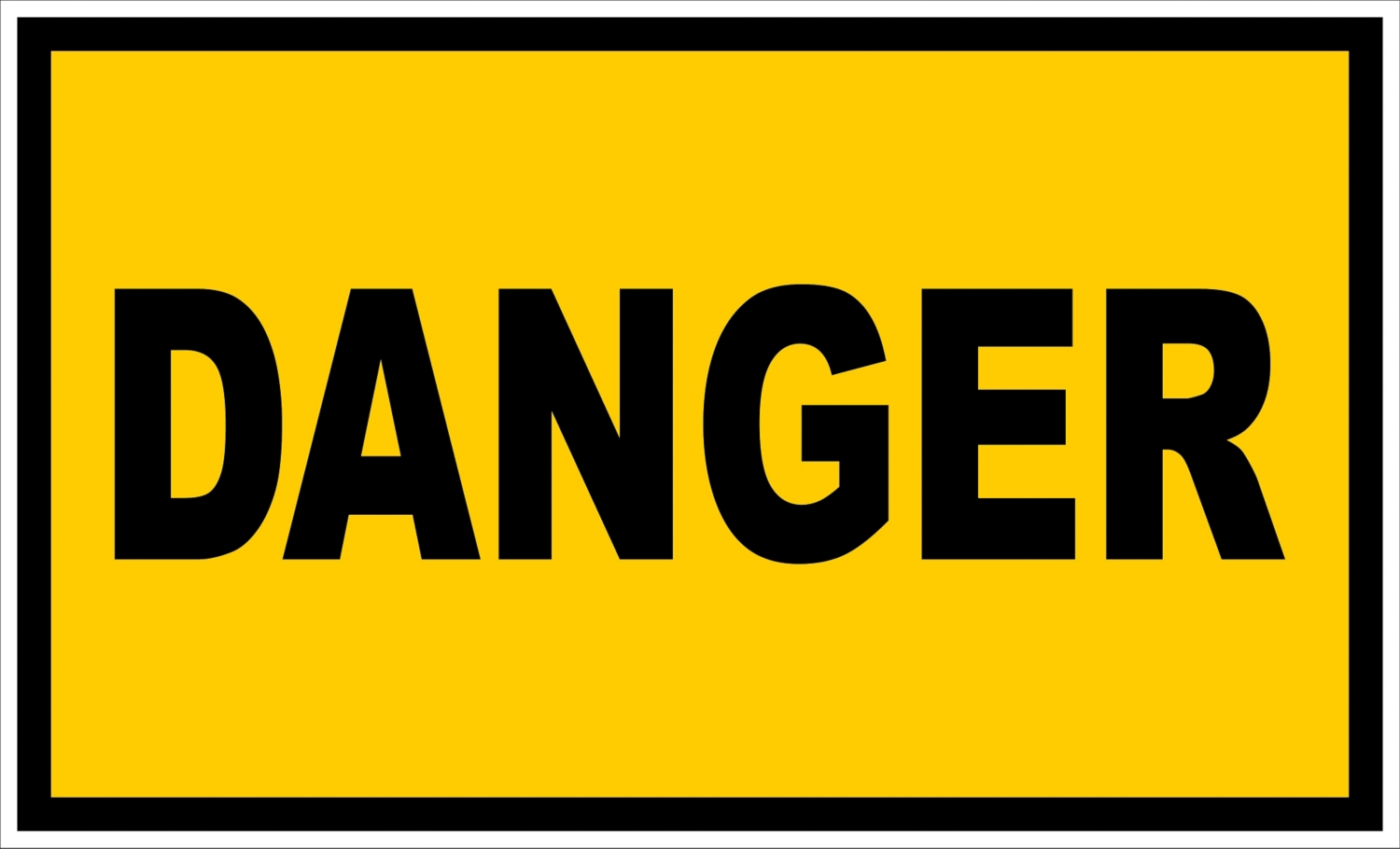 Panneau d'avertissement "Danger" Novap