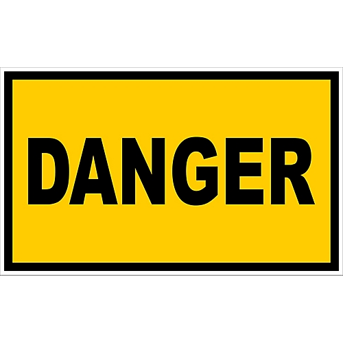 Panneau d'avertissement "Danger" Novap