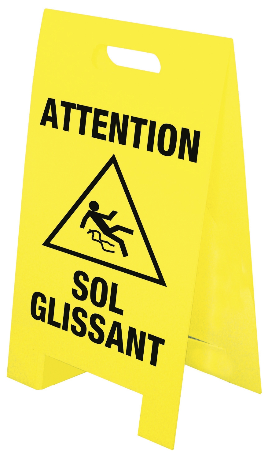 Chevalet de signalisation " Attention sol Glissant" lot de 3 Novap