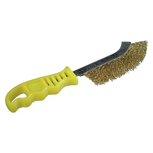  Brosse à main fil acier laitonné 0,30mm 