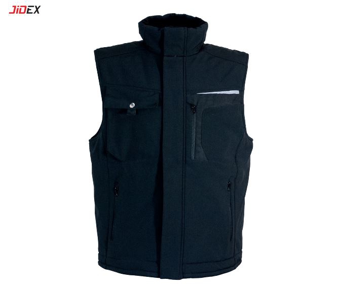 Gilet Multipoches Softshell Manga - Noir Jidex