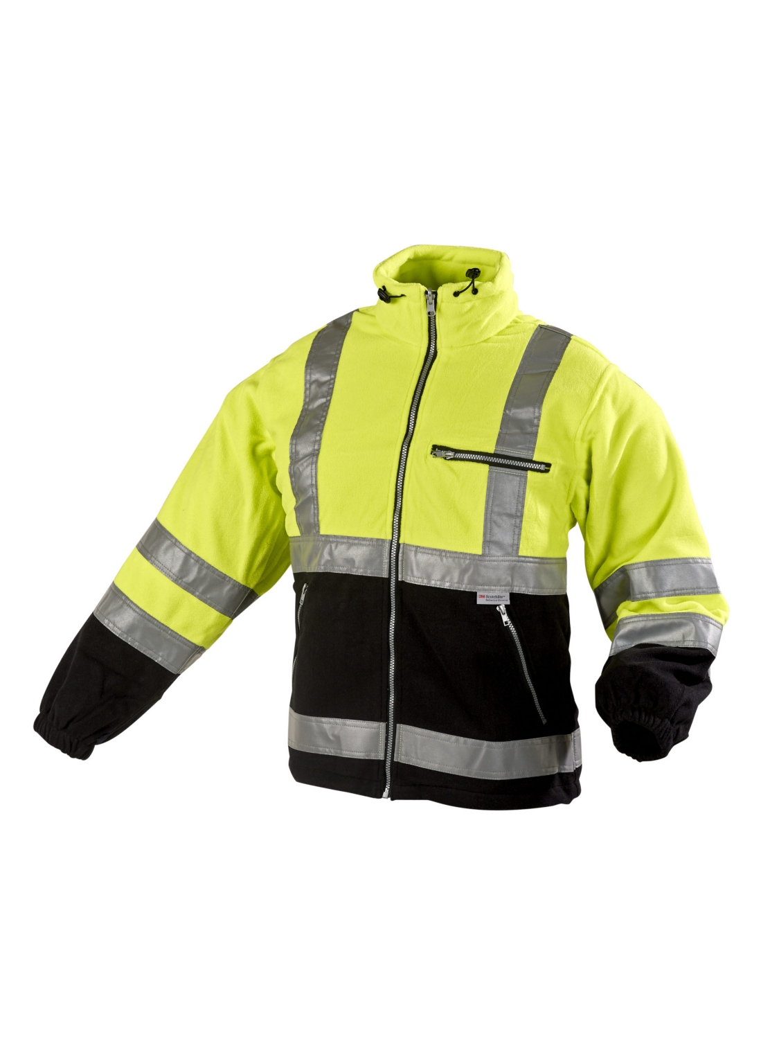 Polaire HV polyester mixte Colmar jaune / marine Jidex