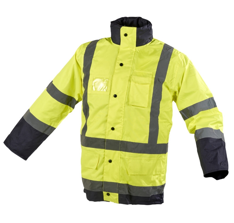 Parka Vizall HV - Jaune / Marine Jidex