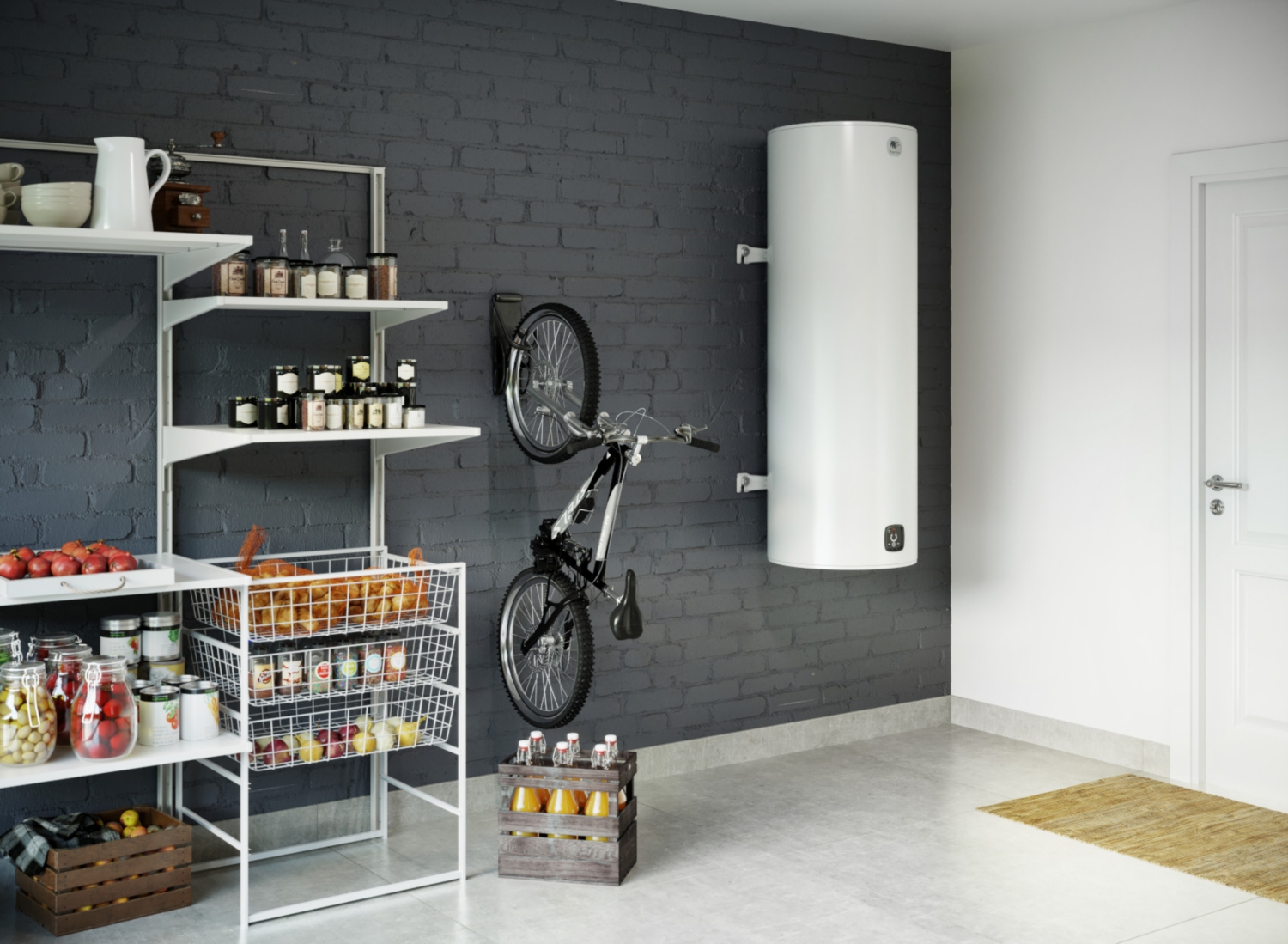 Chauffe-eau électrique ACI Hybride vertical mural Duralis Connect Thermor