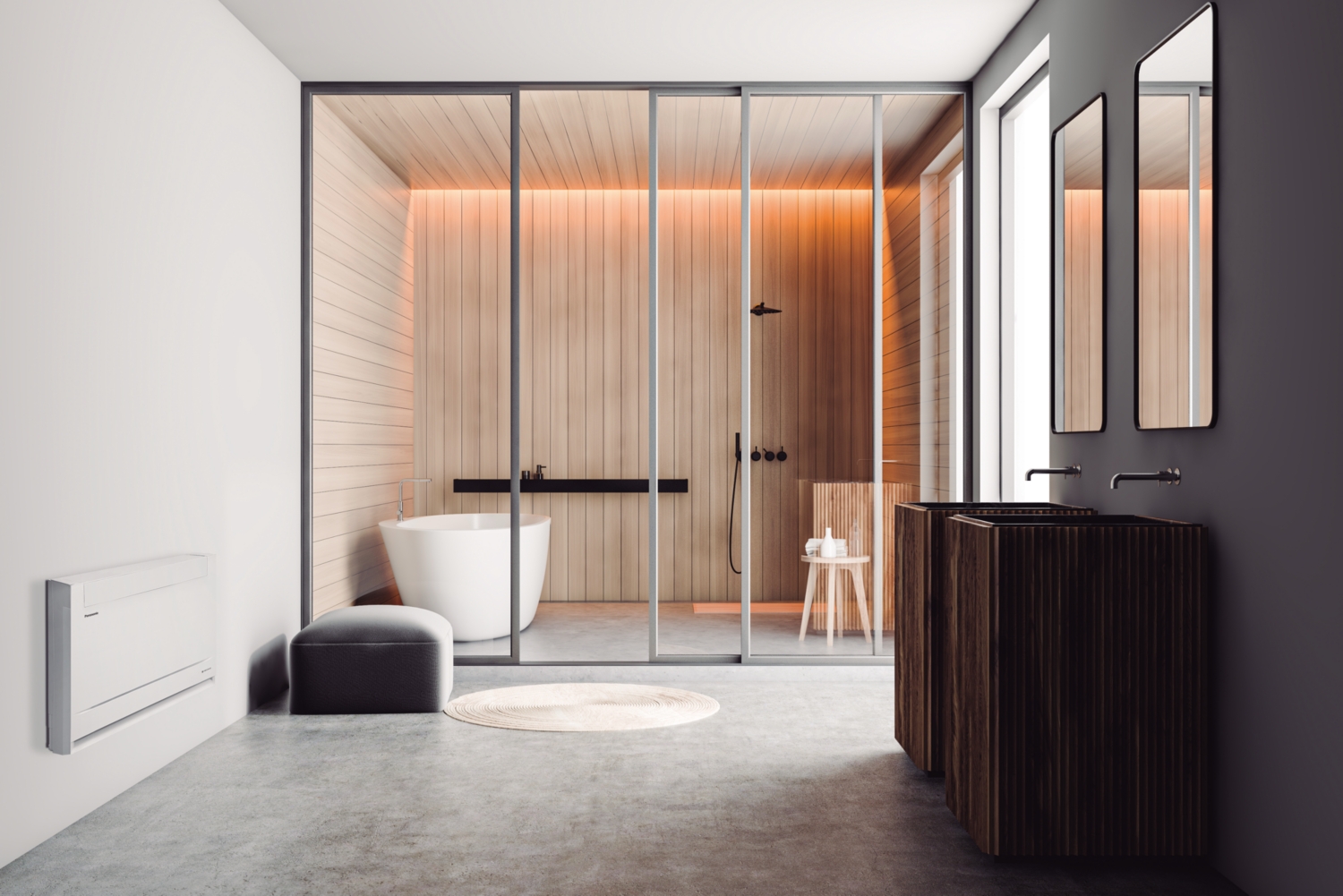 Climatisation unité intérieure console CFE blanc - R32 Panasonic