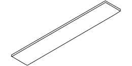Kit de couvercle inférieur pour installation en hauteur Panasonic