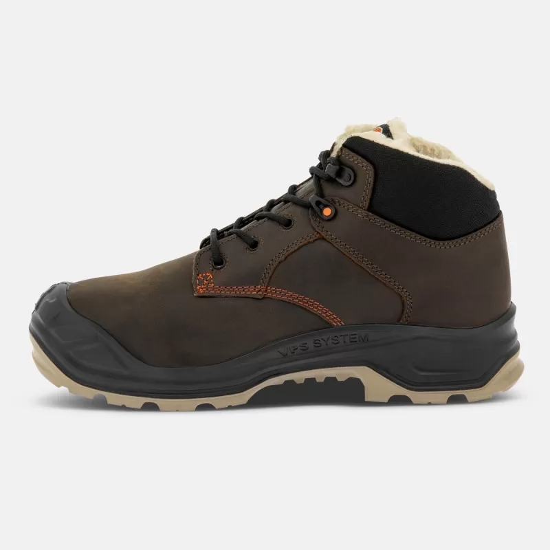 Chaussures de sécurité hautes Norway mixte marron - S3S SR FO LG SC CI HI Parade