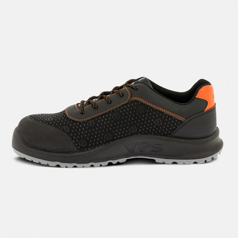 Chaussures de sécurité basses Ride mixte noir / orange - S1PS SR FO SC CI HI Parade