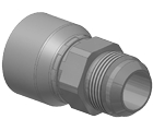 Embout à sertir droit mâle acier JIC 37° série 77 Parker