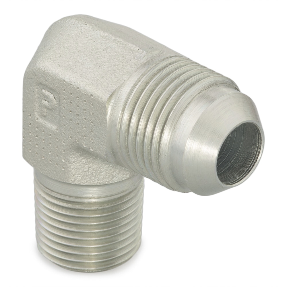 Coude 90° mâle JIC UNF x mâle NPTF - acier série CMTX Parker
