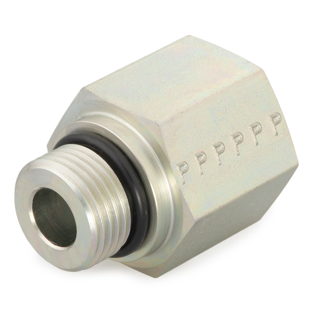Adaptateur mâle UNF avec joint torique vers femelle UNF acier série F5OG5 Parker