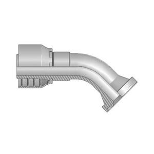 Embout à sertir coudé 45° acier SAE 3000 PSI série 48 Parker