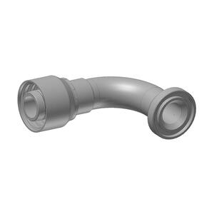 Embout à sertir coudé 90° acier SAE 3000 PSI série 48