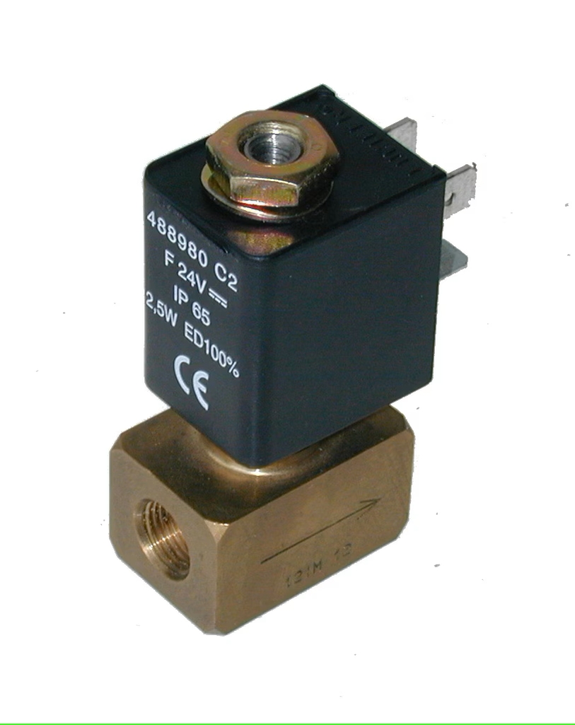 Corps d'électrovanne commande directe 2/2 NF laiton version AC/DC série 121K Parker
