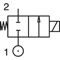 Electrovanne - 2/2 Normalement fermé - 1/4" BSP - 24 VDC - 9W - Inox - Série 121V Parker
