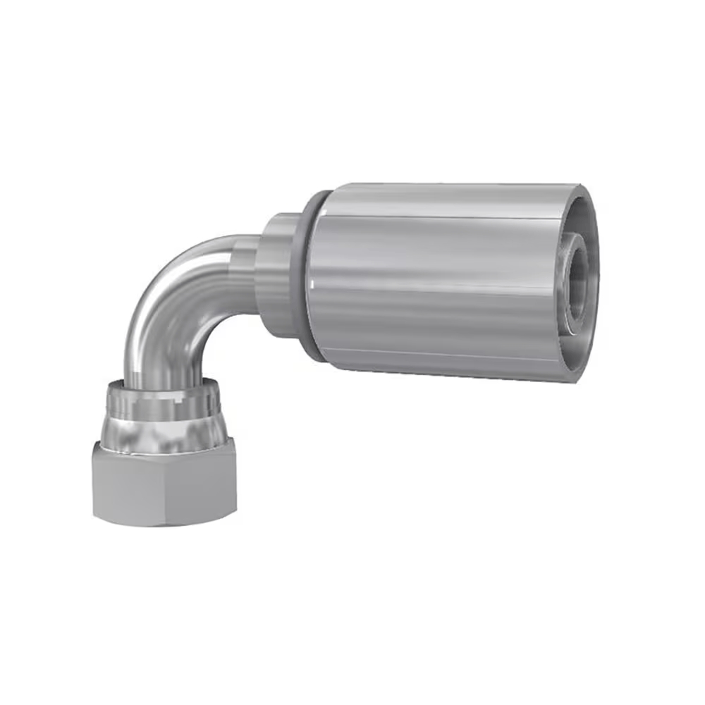 Embout à sertir coudé 90° acier JIC 37° / SAE 45° série 48 Parker