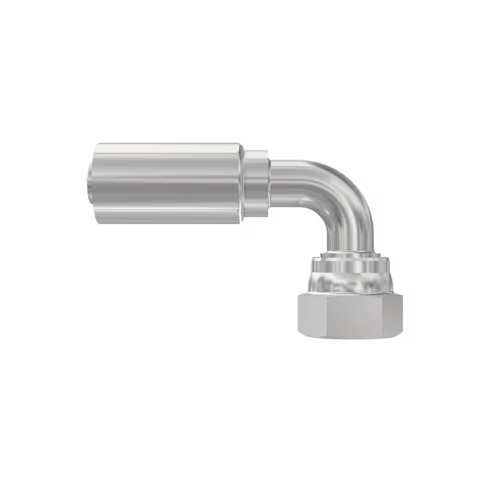 Embout à sertir coudé 90° JIC 37° acier série 77 Parker