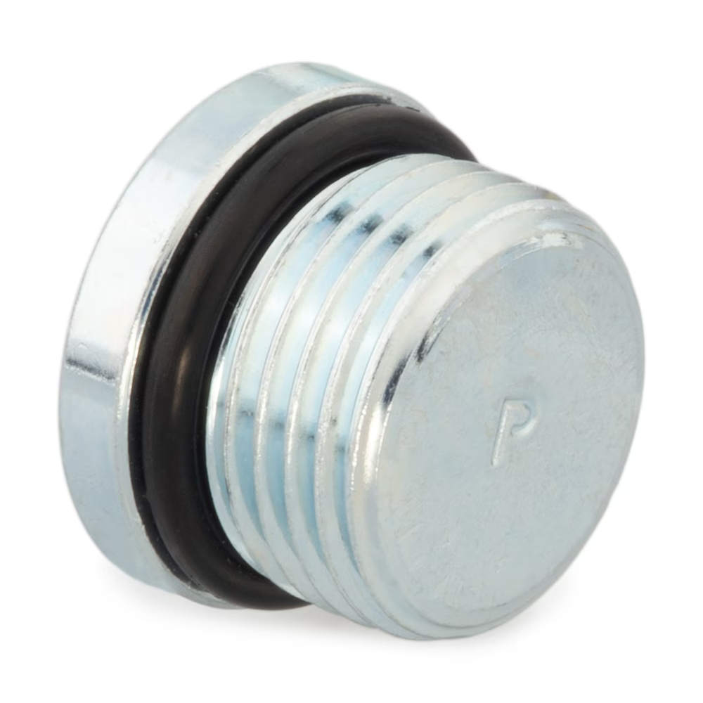 Bouchon mâle tête cylindrique 6 pans creux avec joint torique acier série HP5ON Parker