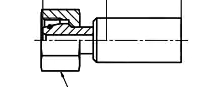 Embout femelle DIN S type 1C9NX série NX 