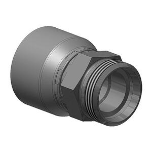 Embout à sertir droit mâle acier chromé métrique série légère série 48