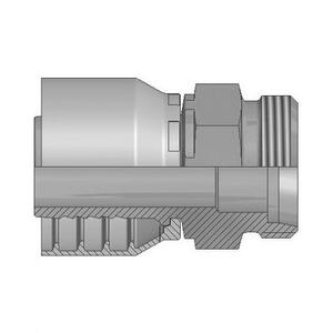 Embout à sertir droit mâle acier chromé métrique série légère série 48 Parker