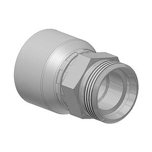 Embout à sertir droit acier chromé métrique série lourde série 48