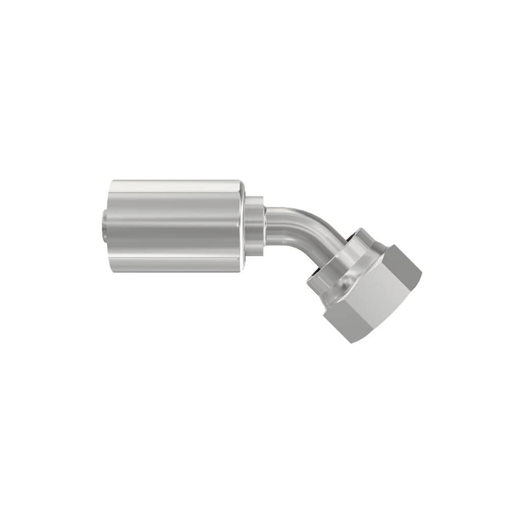 Embout à sertir coudé 45° acier ORFS série 70 Parker