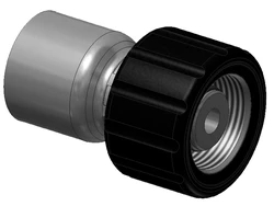 Embout à sertir droit acier chromé métrique série 48