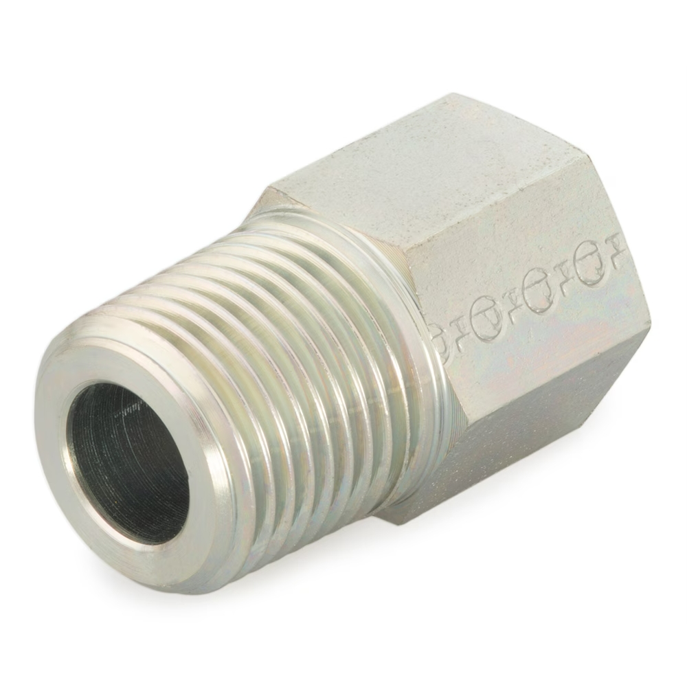 Réduction mâle BSPT vers femelle BSPP inox série PTR34M Parker