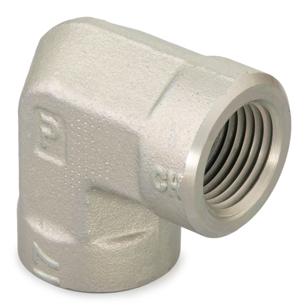 Coude 90° égal femelle NPTF acier série DDM Parker