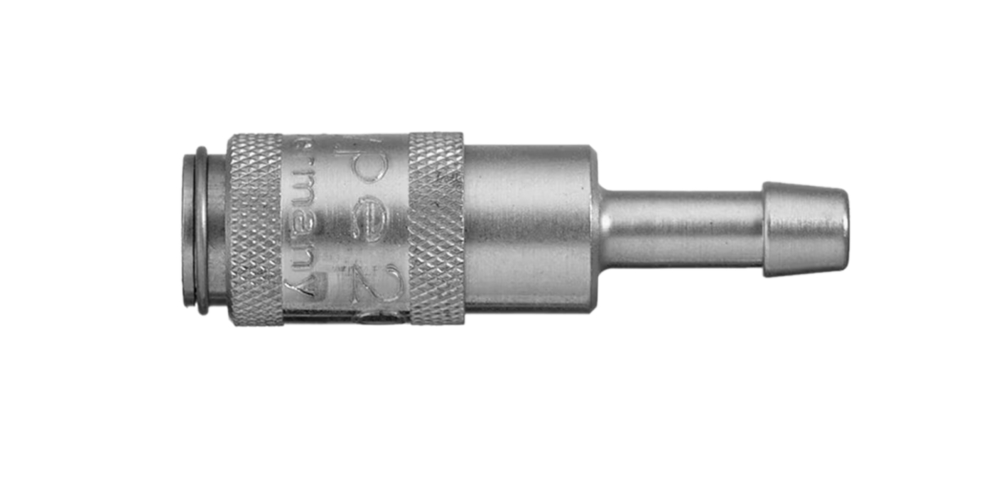 Coupleur EURO DN2.7 pour tuyau simple obturation - Laiton nickelé série 20 Parker