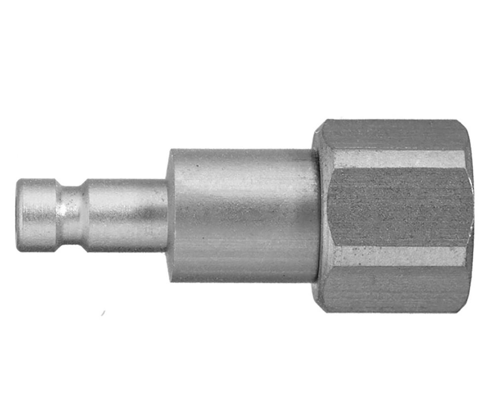 Embout EURO DN2.7 taraudé BSPP double obtu - Inox 316L série 20 Parker