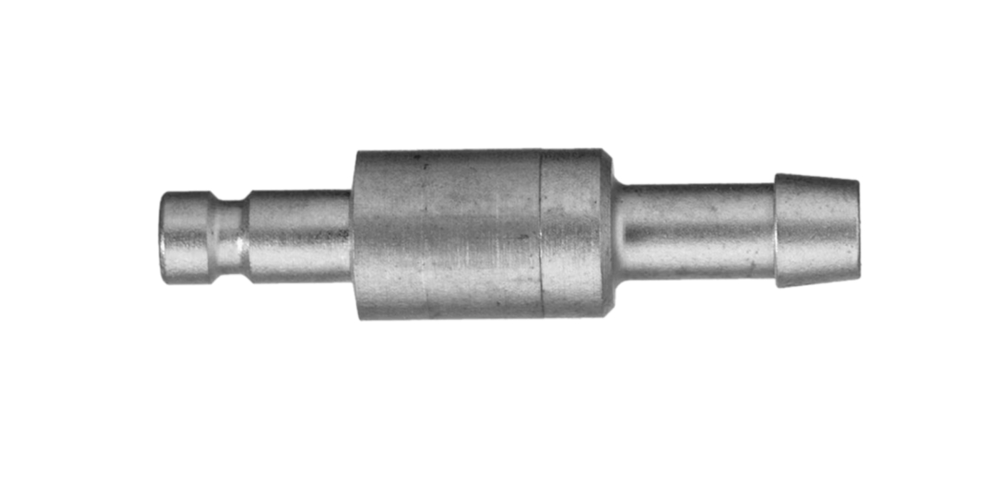 Embout annelé EURO DN2.7 pour tuyau double obturation - Inox 303 série 20 Parker