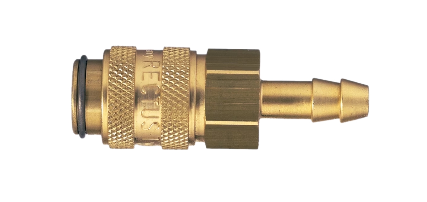 Coupleur EURO DN5 fileté BSPP double obturation - Laiton nickelé série 21 Parker