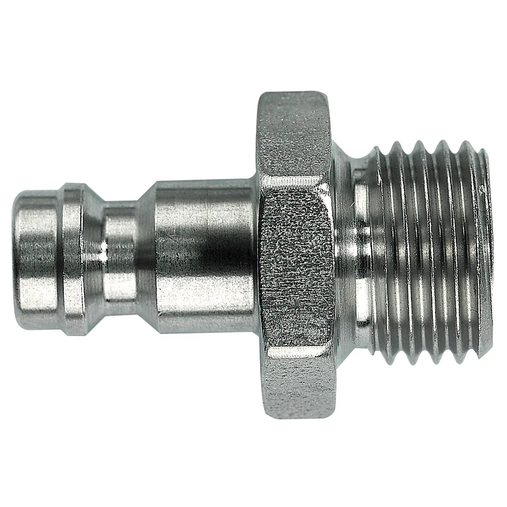 Embout EURO DN5 fileté BSPP simple obturation - Inox 316L série 21 Parker