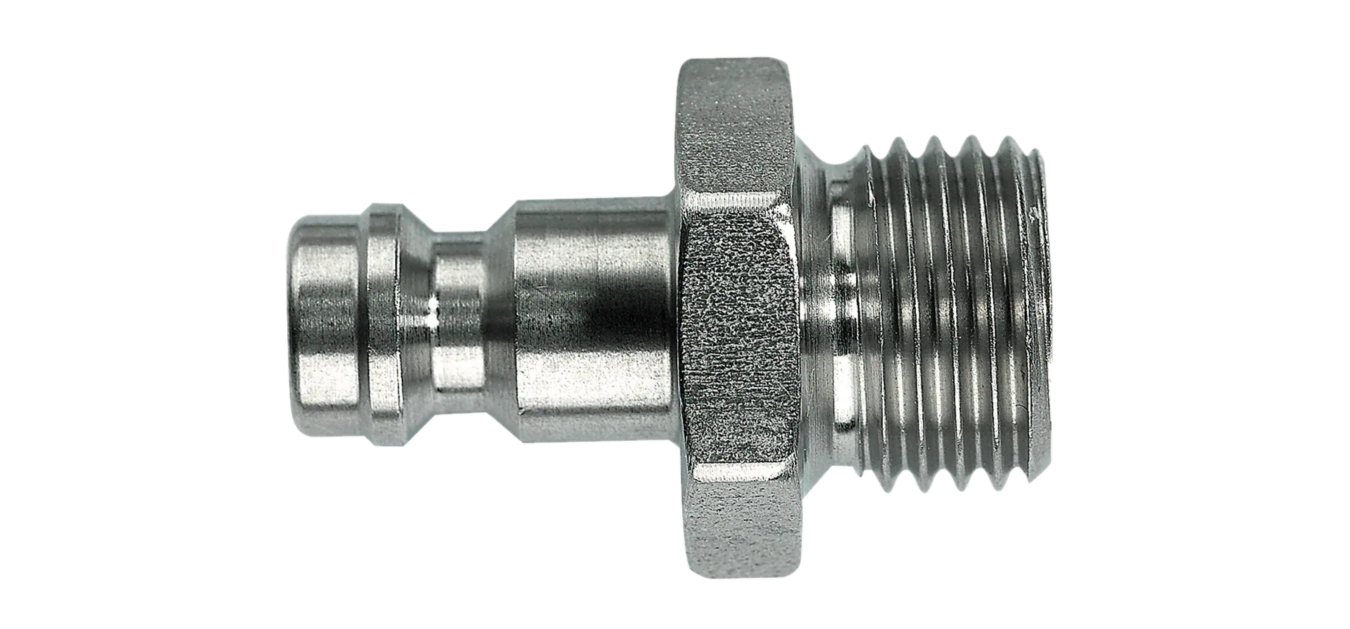 Embout EURO DN5 fileté BSPP simple obturation - Inox 303 série 21 Parker