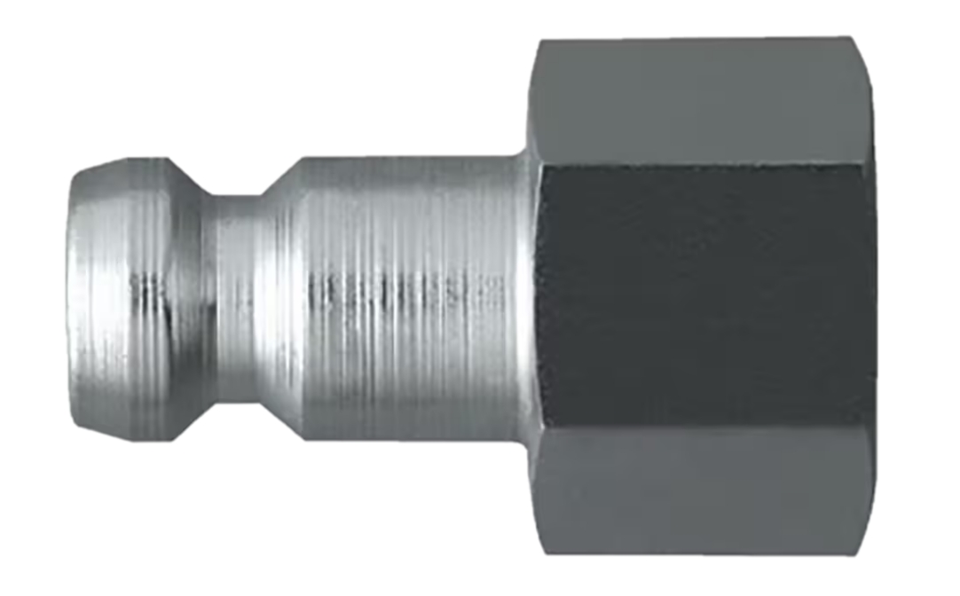 Embout EURO DN5 taraudé BSPP simple obturation - Inox 316L série 21 Parker