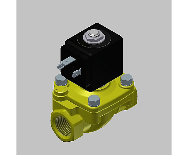 Corps de valve pour électrovanne tous fluides - 1/2" BSP - 2/2 Normalement fermé - 220-230 VAC - 50Hz - Laiton - Série 221G Parker