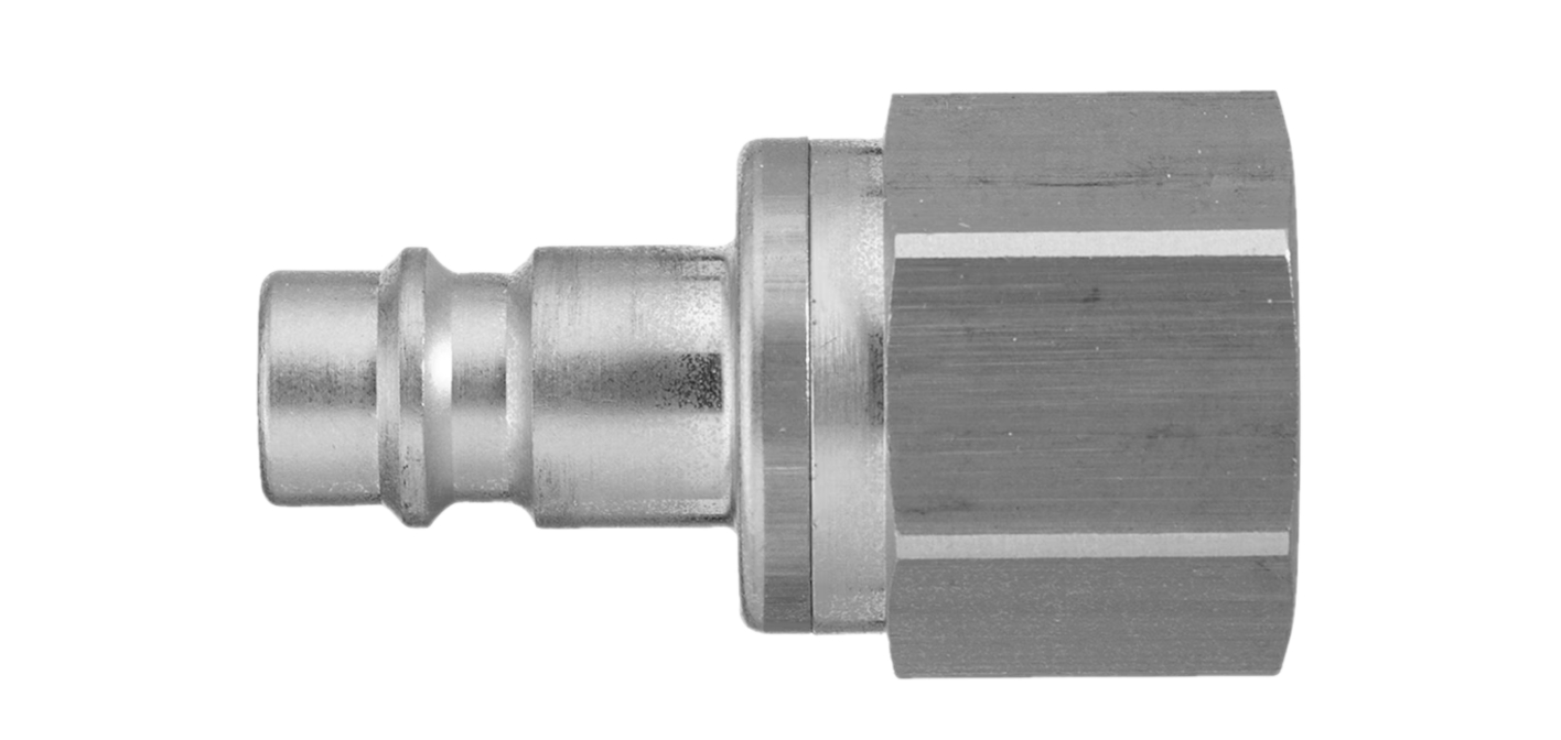 Embout EURO DN7.4 taraudé BSPP double obturation - Inox 316L série 25 Parker