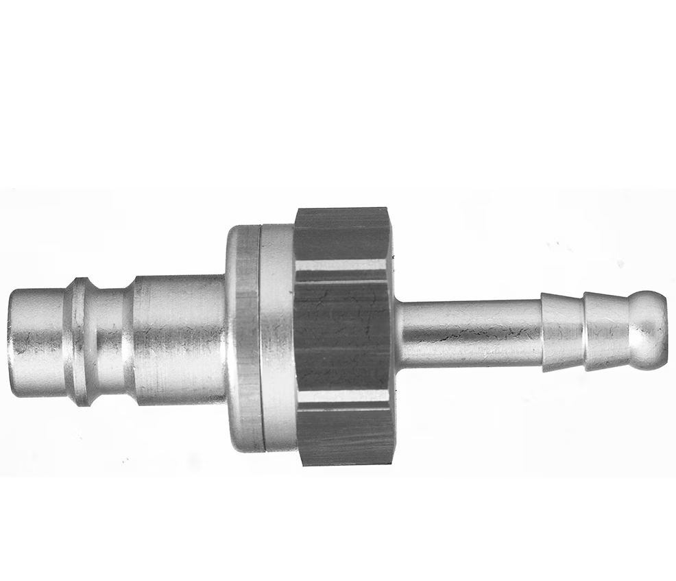 Embout EURO DN7.8 pour tuyau double obturation - Laiton nickelé série 25 Parker